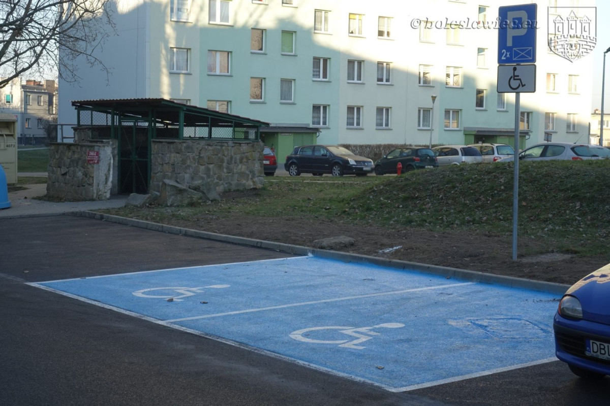 Nowa nawierzchnia przy Gałczyńskiego w Bolesławcu