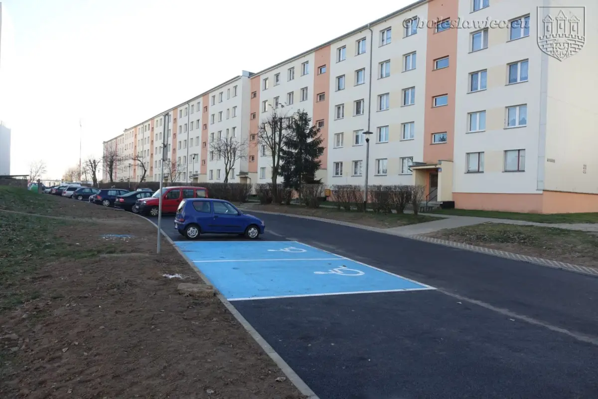 Nowa nawierzchnia przy Gałczyńskiego w Bolesławcu