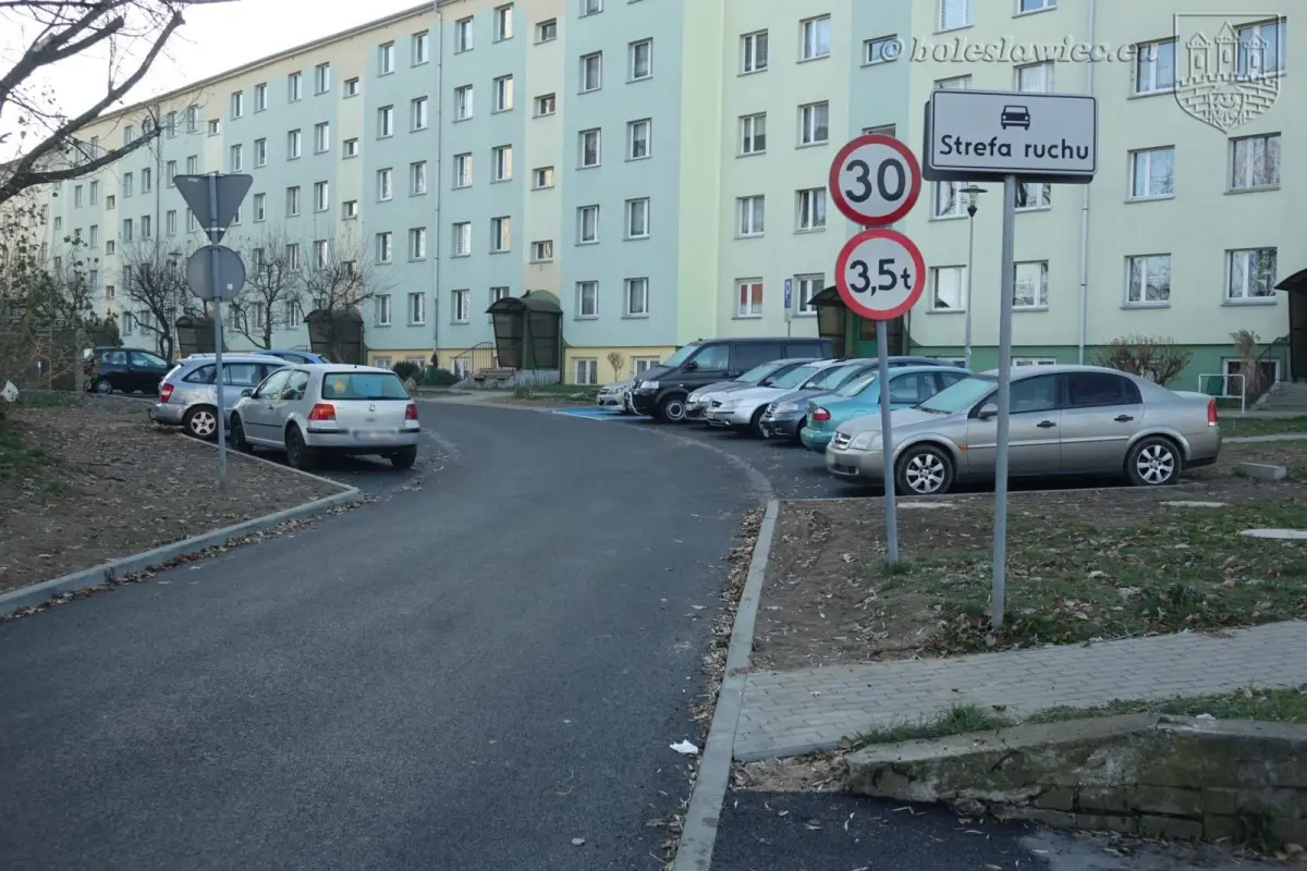 Nowa nawierzchnia przy Gałczyńskiego w Bolesławcu