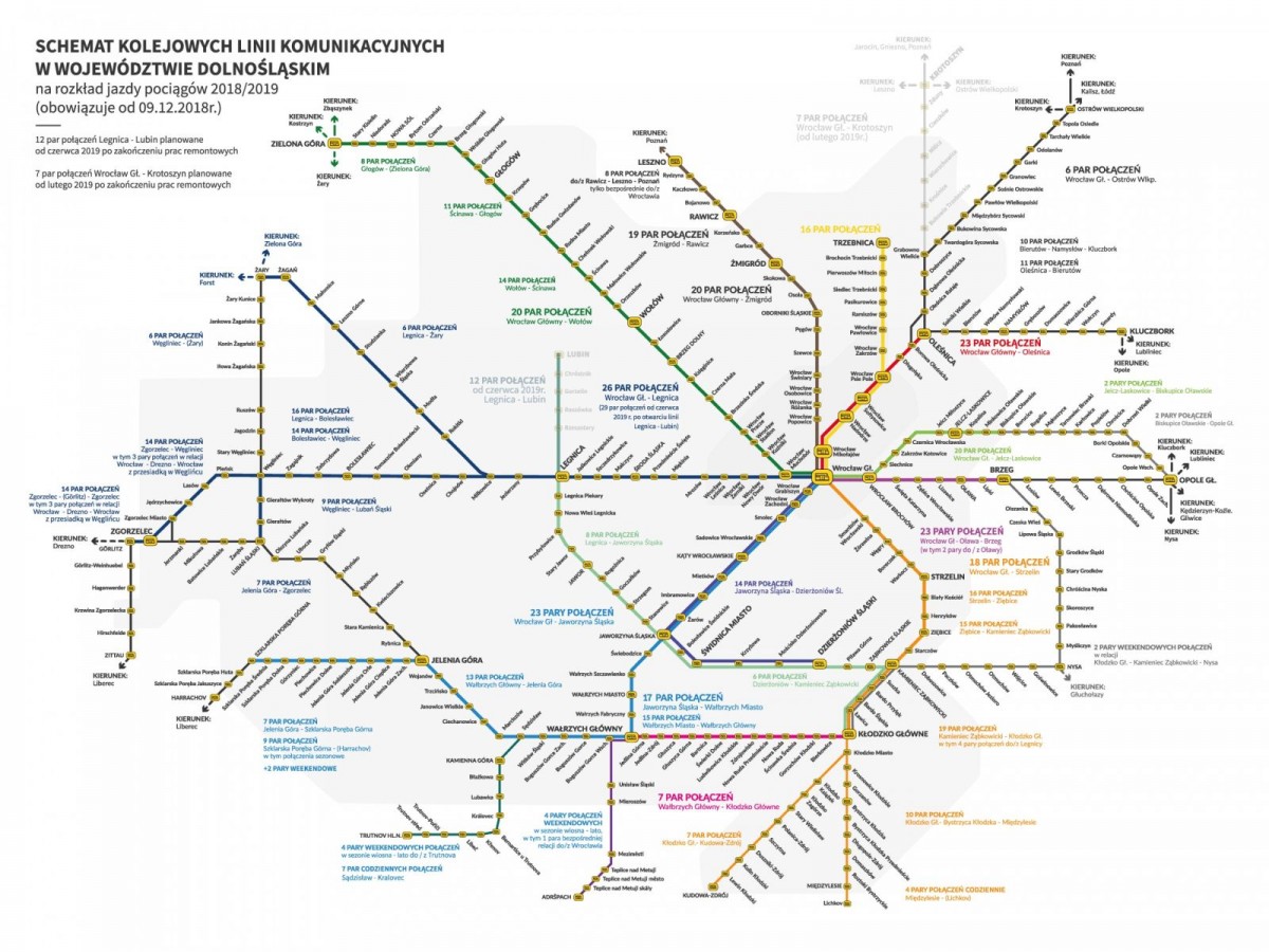 Będzie nowy rozkład jazdy pociągów. I drobne niedogodności