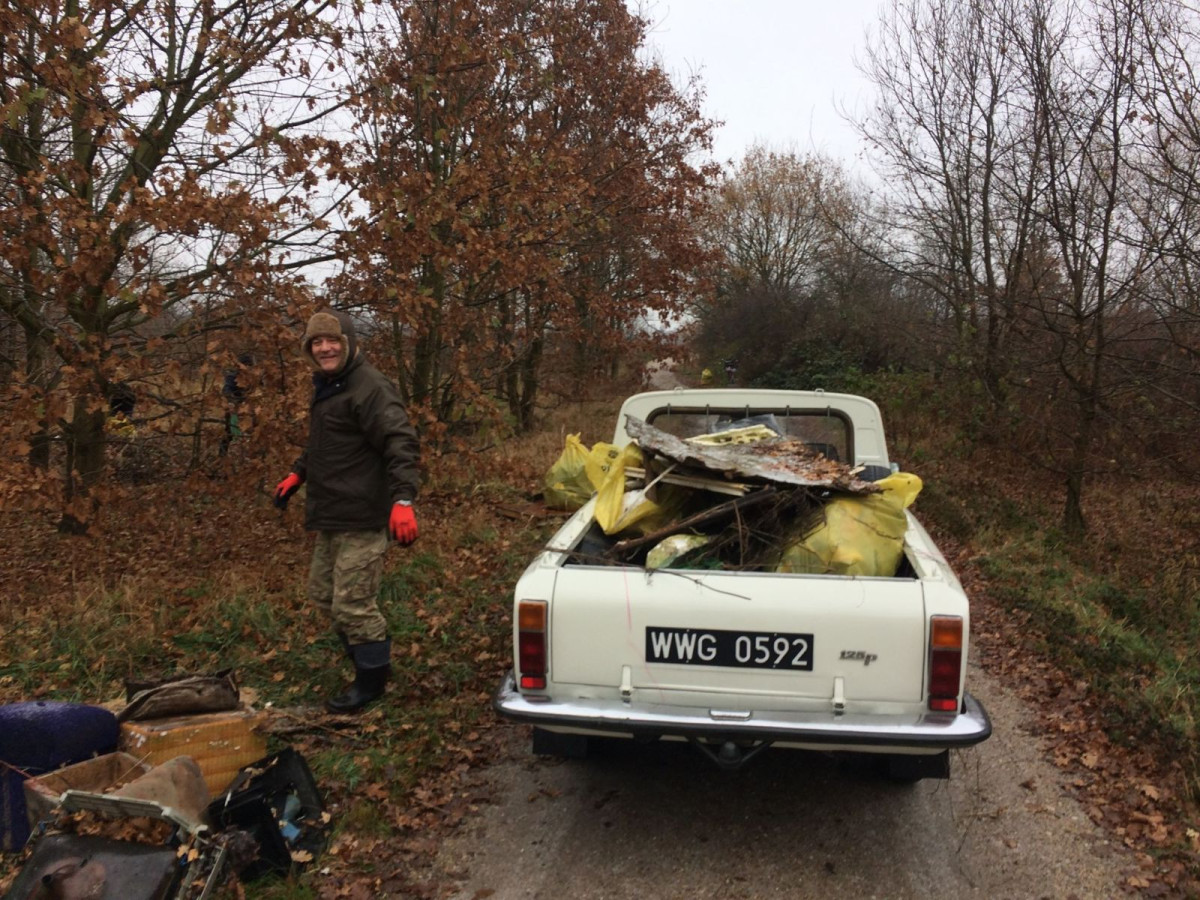 Wielkie sprzątanie Kolonii Staszica
