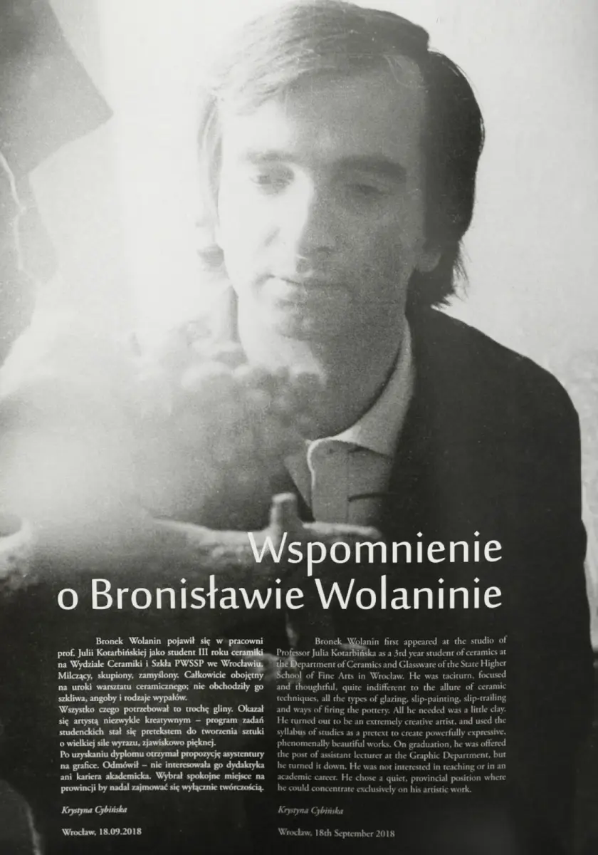 Bronisław Wolanin, ceramika i rysunki