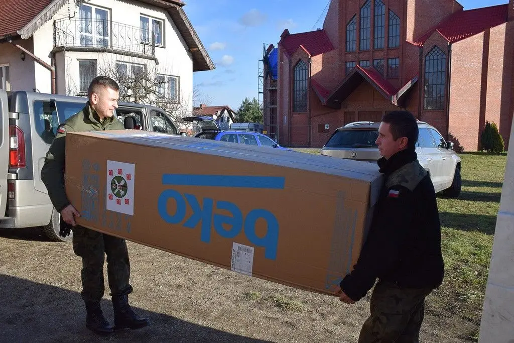 „Szlachetna paczka” od żołnierzy 23 Śląskiego Pułku Artylerii