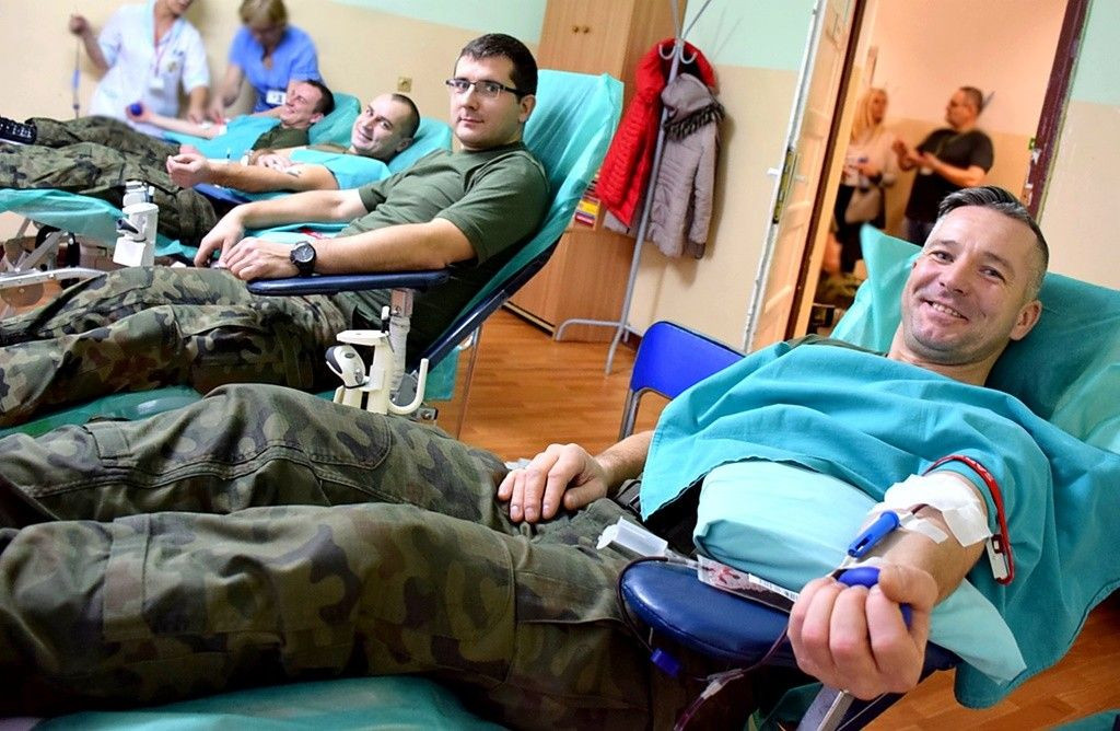 Bolesławieccy artylerzyści oddali krew dla 7-letniego Aleksa