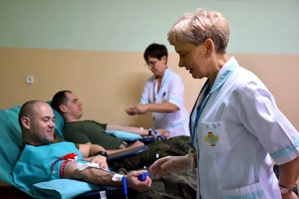 Bolesławieccy artylerzyści oddali krew dla 7-letniego Aleksa