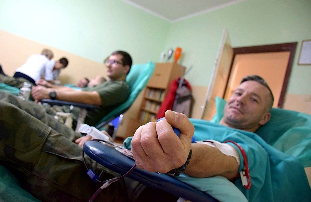 Bolesławieccy artylerzyści oddali krew dla 7-letniego Aleksa