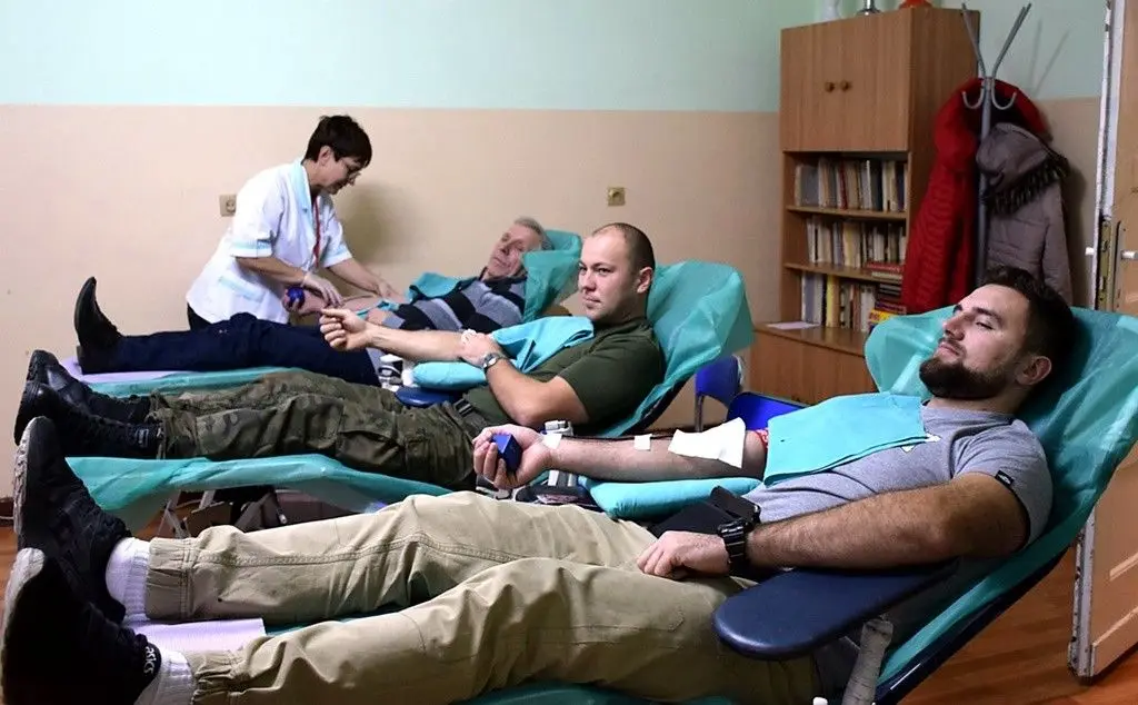 Bolesławieccy artylerzyści oddali krew dla 7-letniego Aleksa