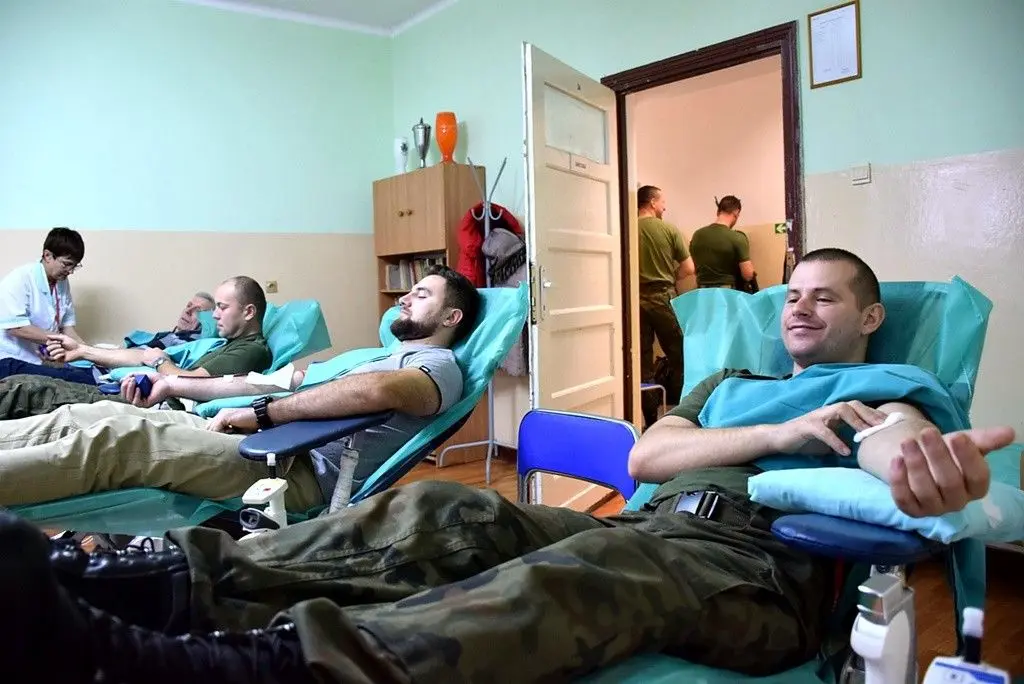 Bolesławieccy artylerzyści oddali krew dla 7-letniego Aleksa
