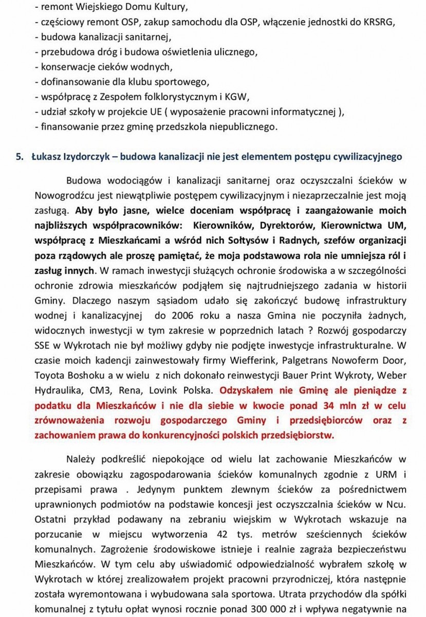 Nowogrodziec: Burmistrz Relich odpowiada opozycji. „Polityczny szantaż”