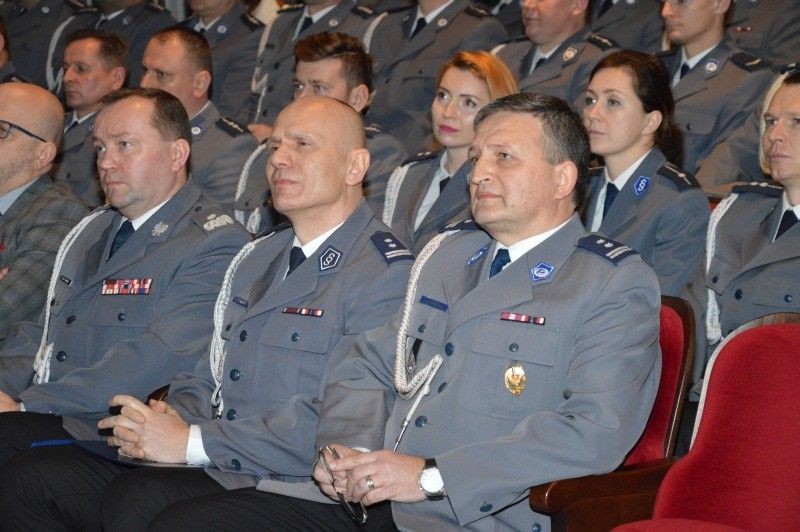 Uroczysta zbiórka z okazji objęcia obowiązków przez insp. Norberta Kurendę