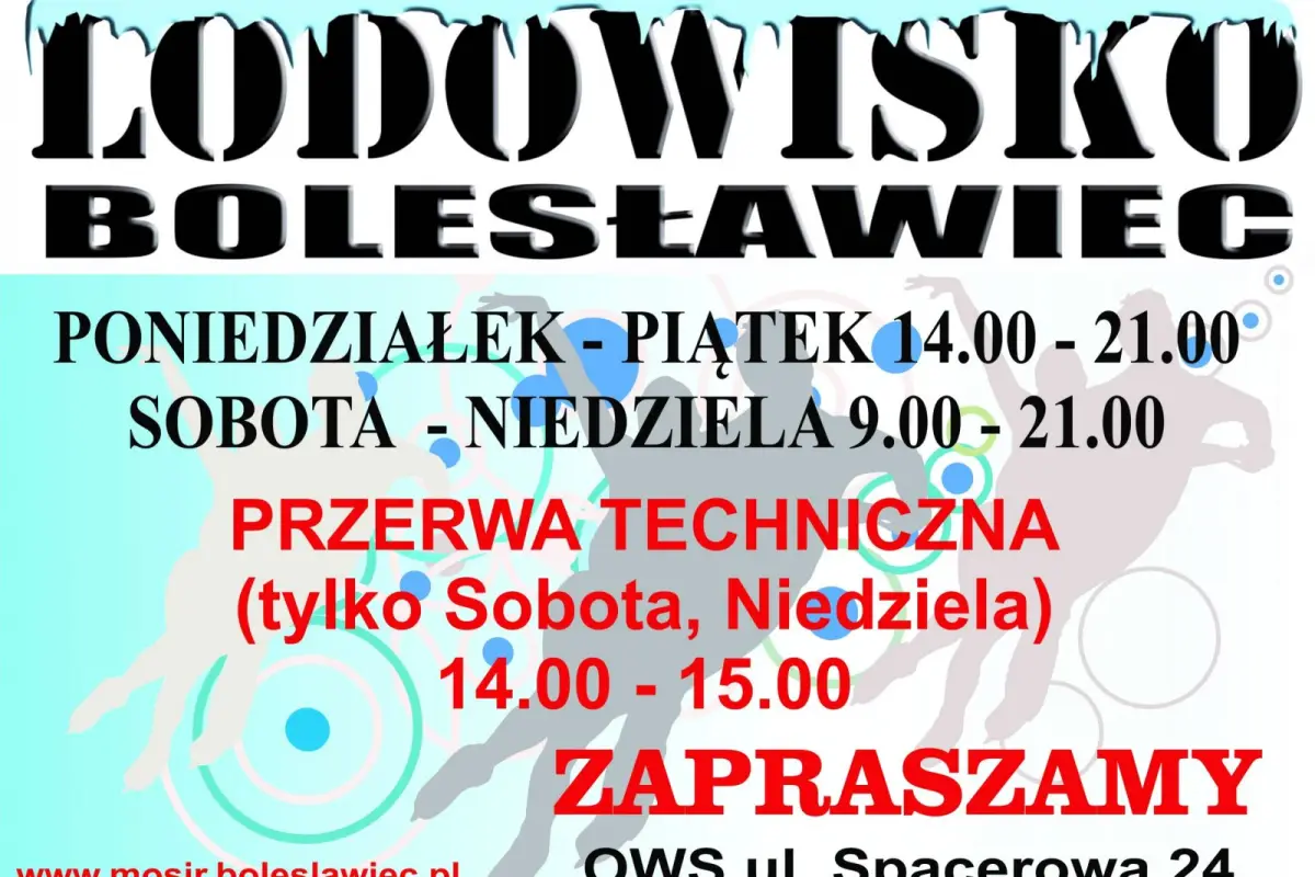 Nowy sezon na bolesławieckim lodowisku. Godziny otwarcia i ceny