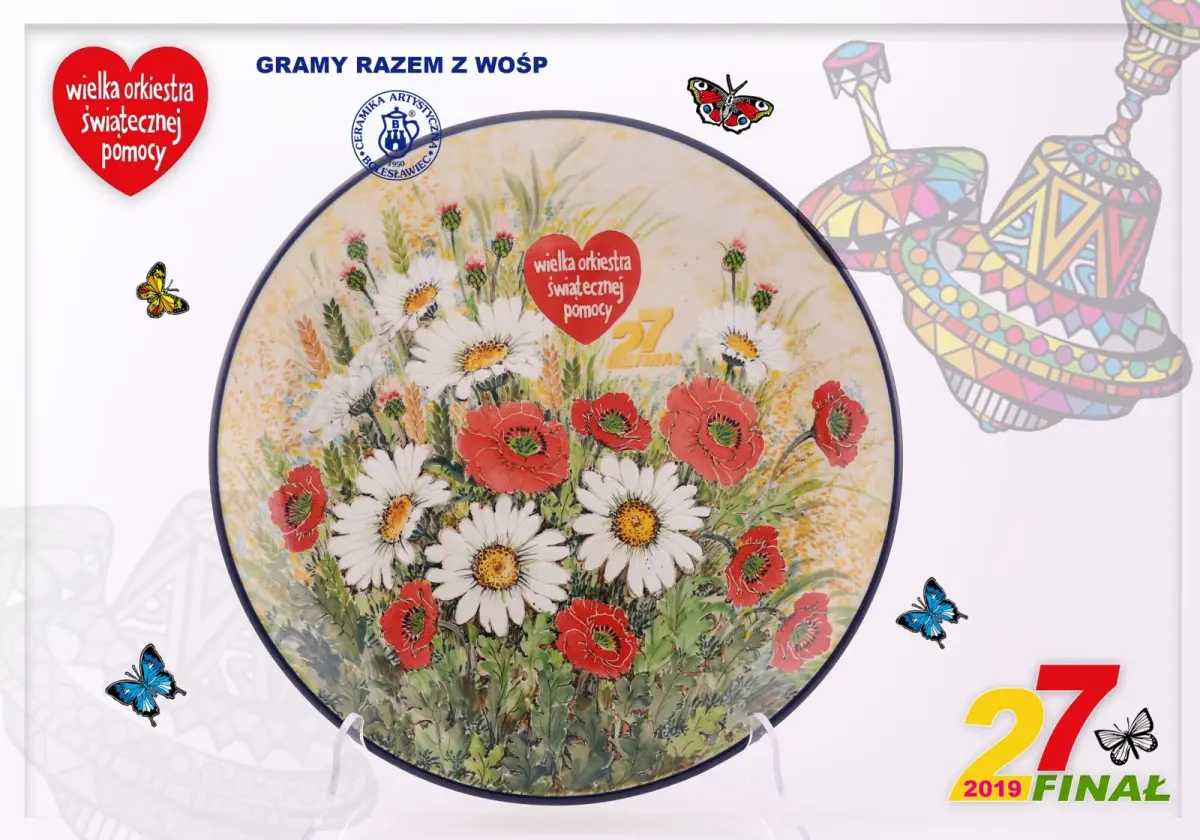 Gramy razem z WOŚP! Zestaw Jubileuszowy Ceramiki Artystycznej – Spółdzielni Rękodzieła Artystycznego