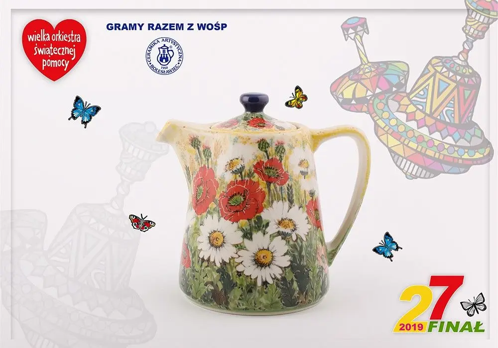 Gramy razem z WOŚP! Zestaw Jubileuszowy Ceramiki Artystycznej – Spółdzielni Rękodzieła Artystycznego