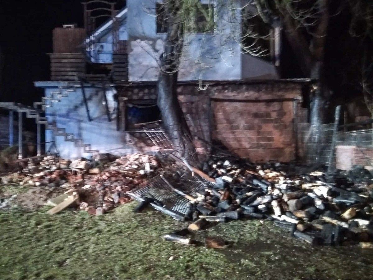 Wieczorna akcja straży w Mierzwinie