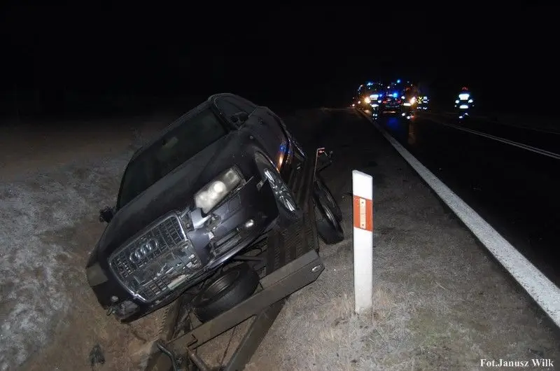Wypadek koło Wilczego Lasu. 52-latek z Bolesławca zginął na miejscu