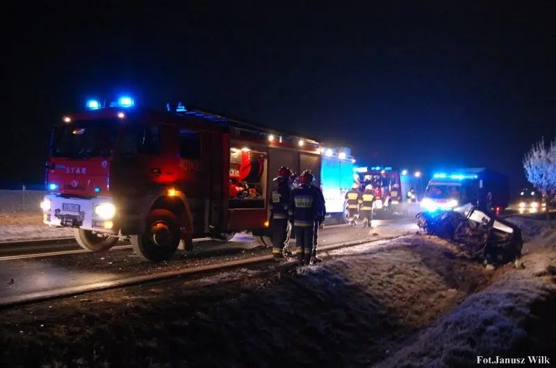 Wypadek koło Wilczego Lasu. 52-latek z Bolesławca zginął na miejscu