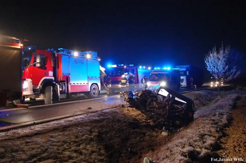 Wypadek koło Wilczego Lasu. 52-latek z Bolesławca zginął na miejscu