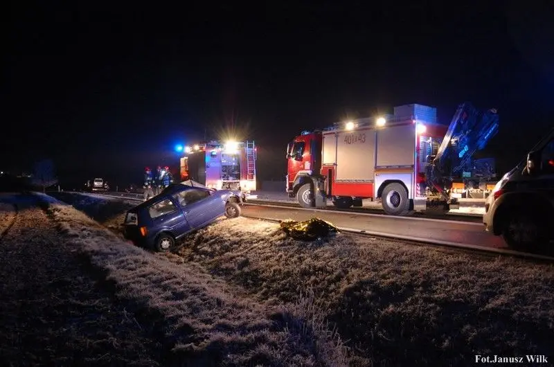 Wypadek koło Wilczego Lasu. 52-latek z Bolesławca zginął na miejscu