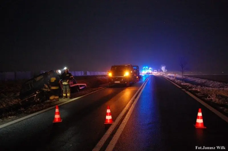 Wypadek koło Wilczego Lasu. 52-latek z Bolesławca zginął na miejscu