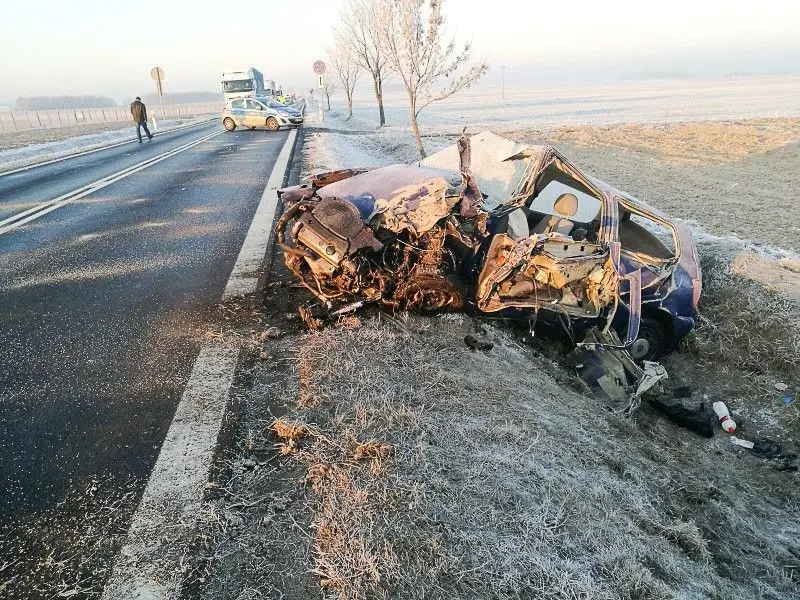 Wypadek k. Wilczego Lasu