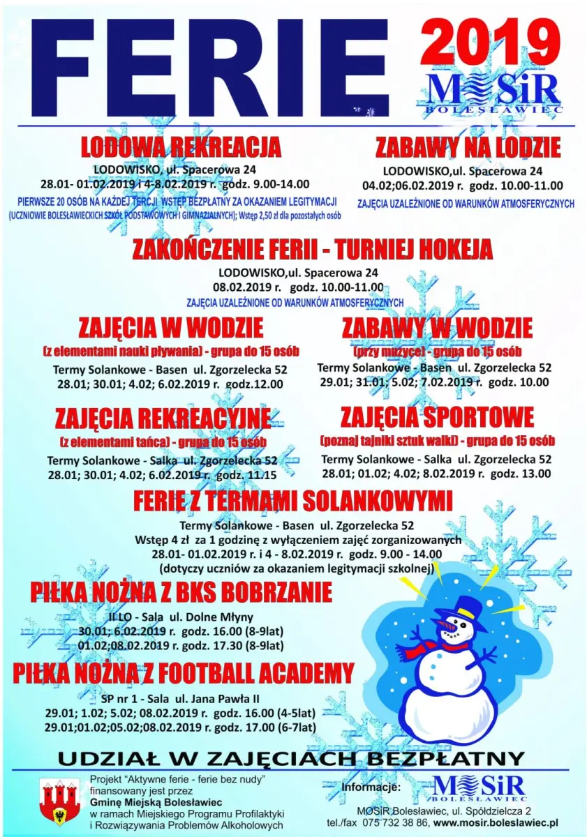 Ferie z MOSiR