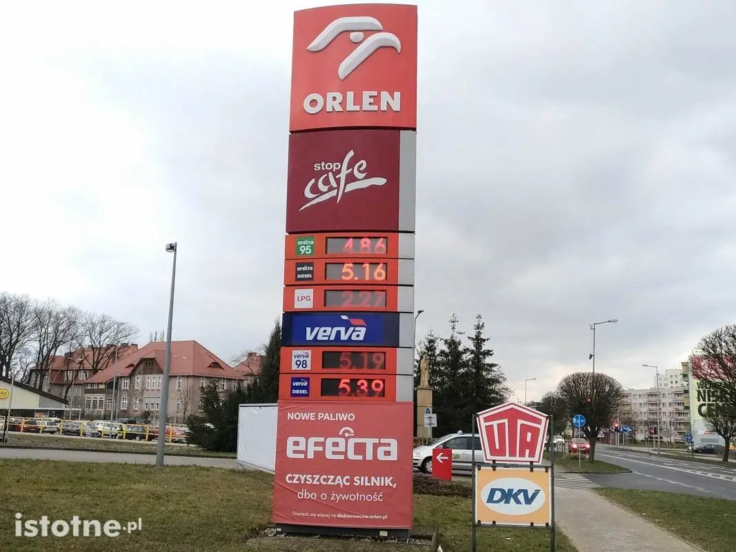 Ceny na stacjach paliw w Bolesławcu. 15 lutego 2019 roku