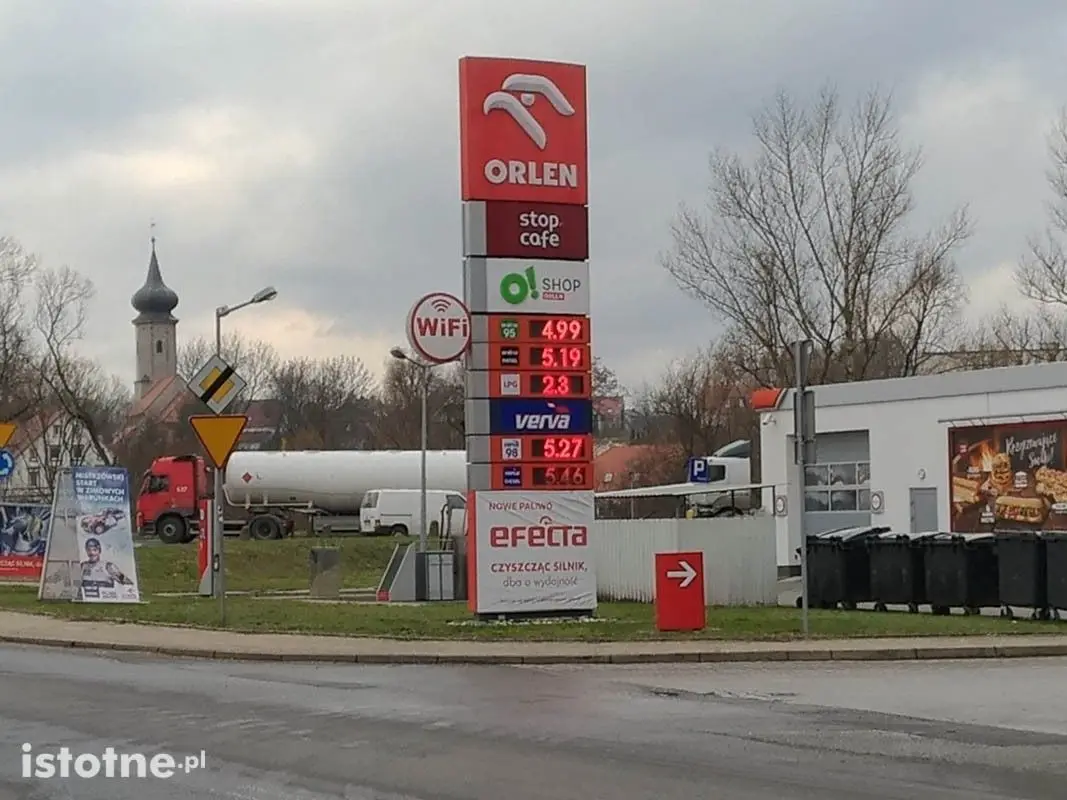 Ceny na stacjach paliw w Bolesławcu. 15 lutego 2019 roku