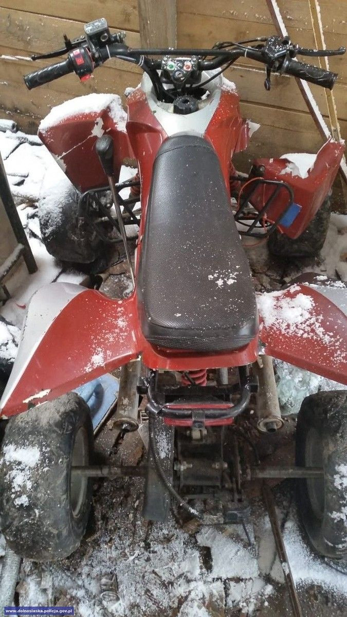 Wpadł z dużą ilością narkotyków i dwoma kradzionymi quadami
