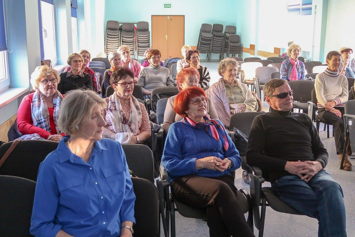 Wykład o bocianach na Uniwersytecie Trzeciego Wieku