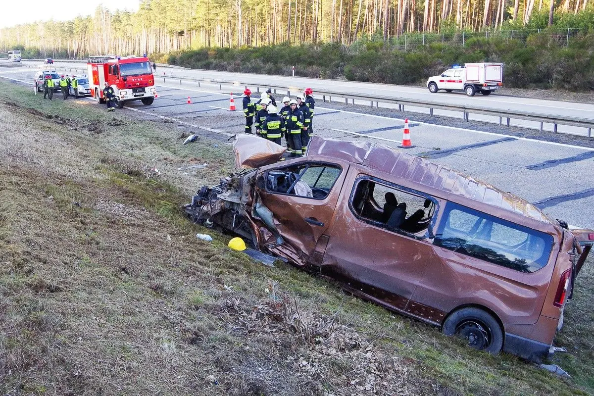 Wypadek na A18