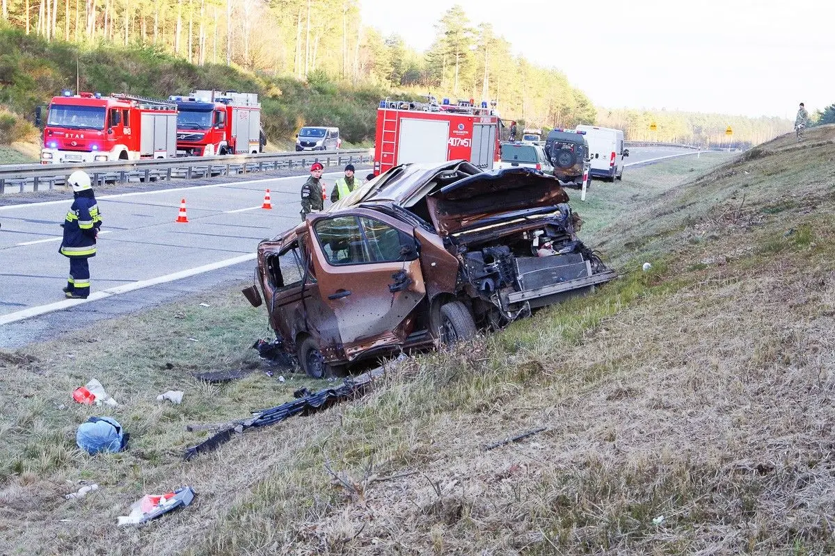 Wypadek na A18