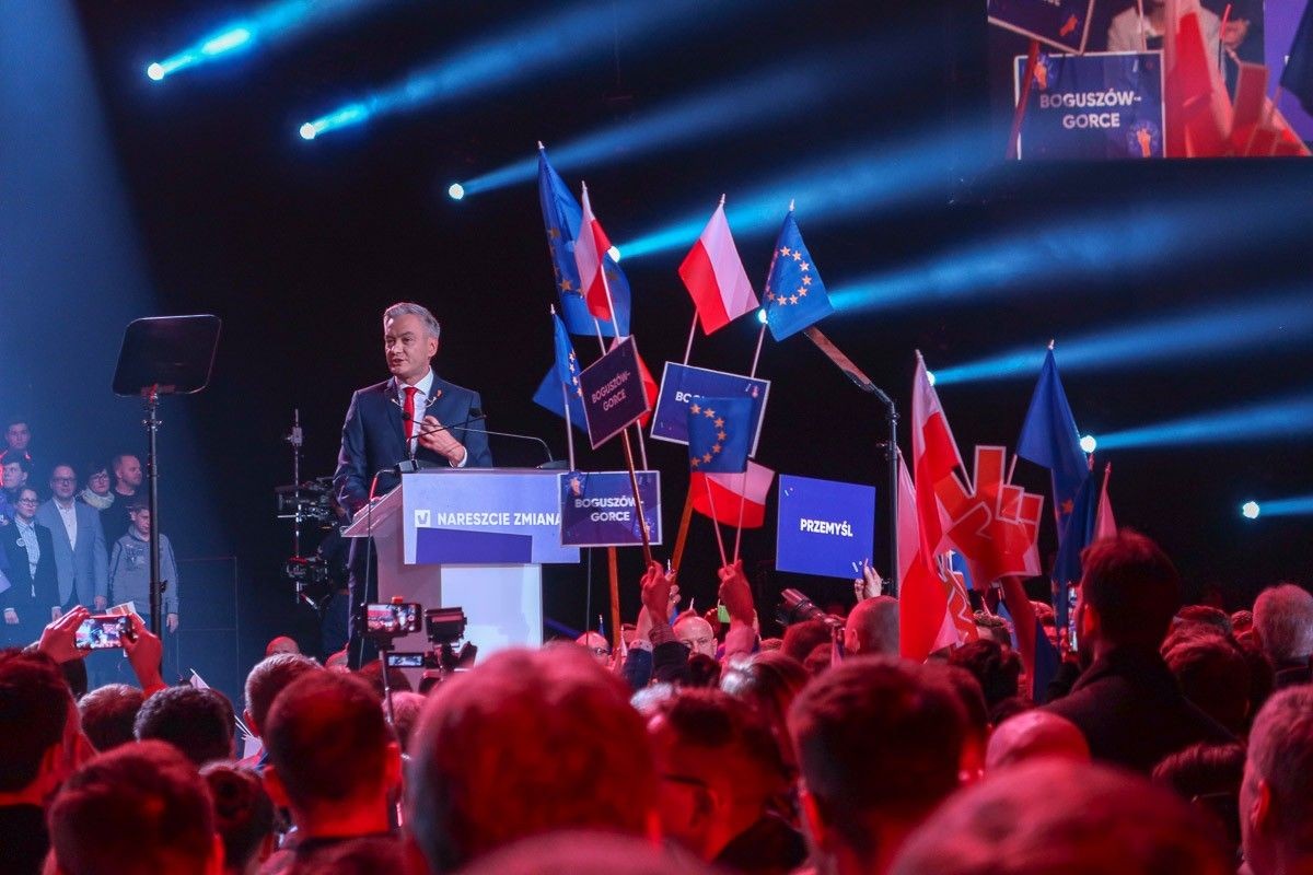 Konwencja Roberta Biedronia w Warszawie