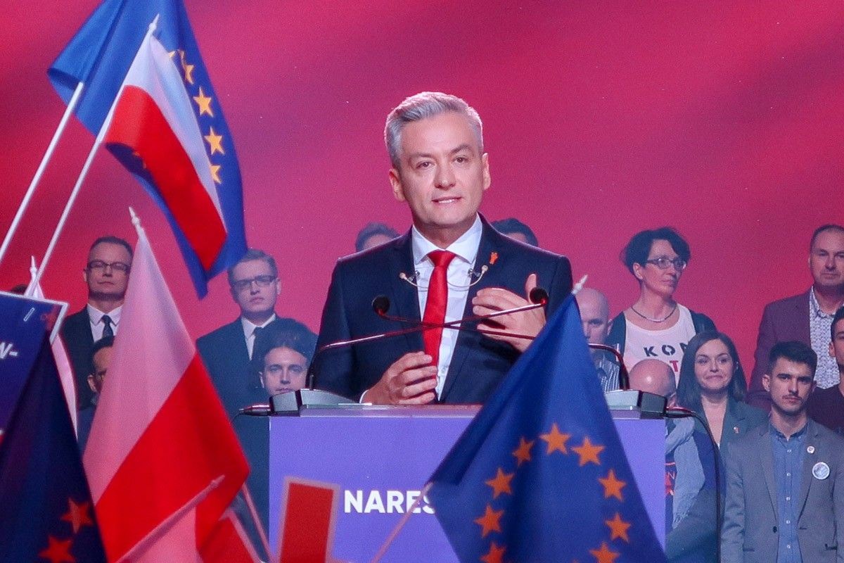 Konwencja Roberta Biedronia w Warszawie