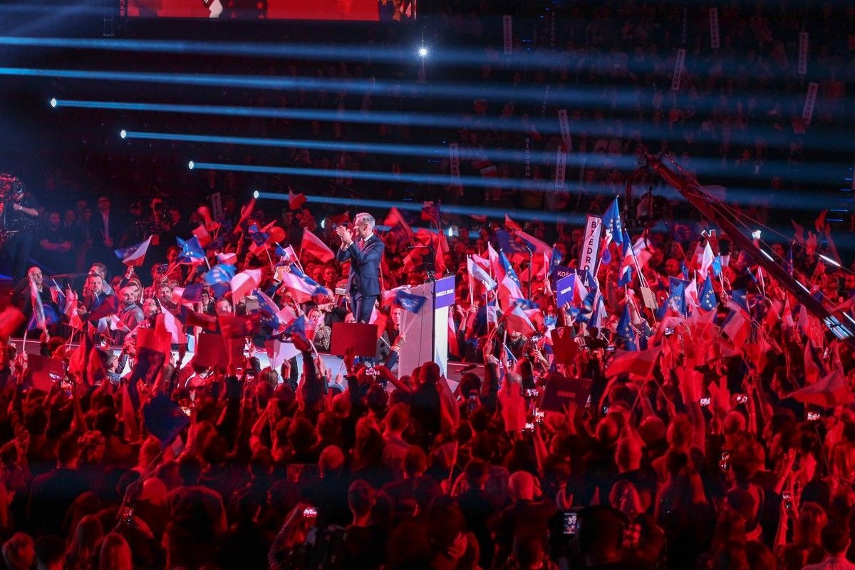 Konwencja Roberta Biedronia w Warszawie