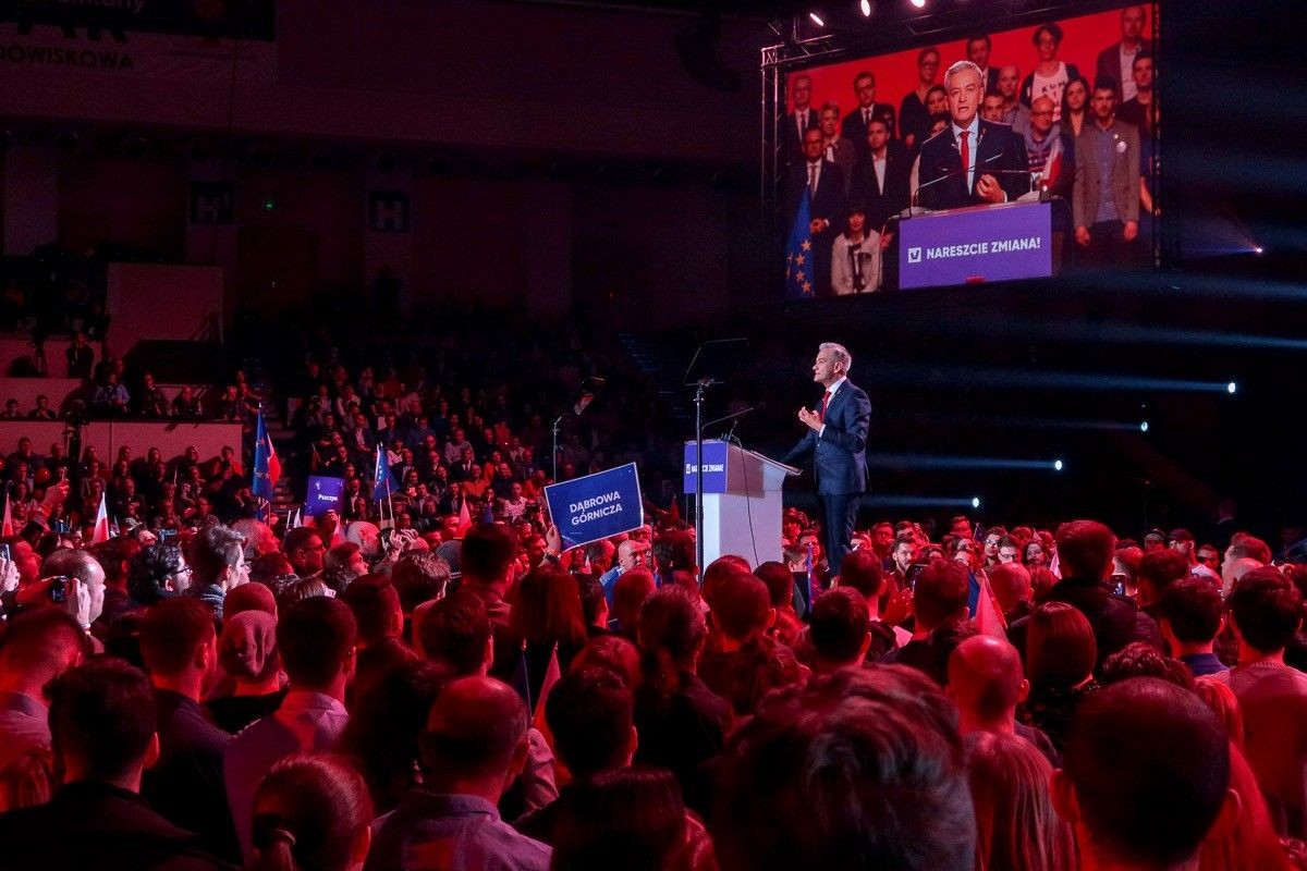 Konwencja Roberta Biedronia w Warszawie