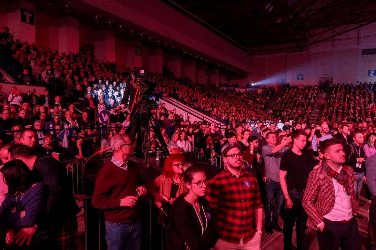 Konwencja Roberta Biedronia w Warszawie