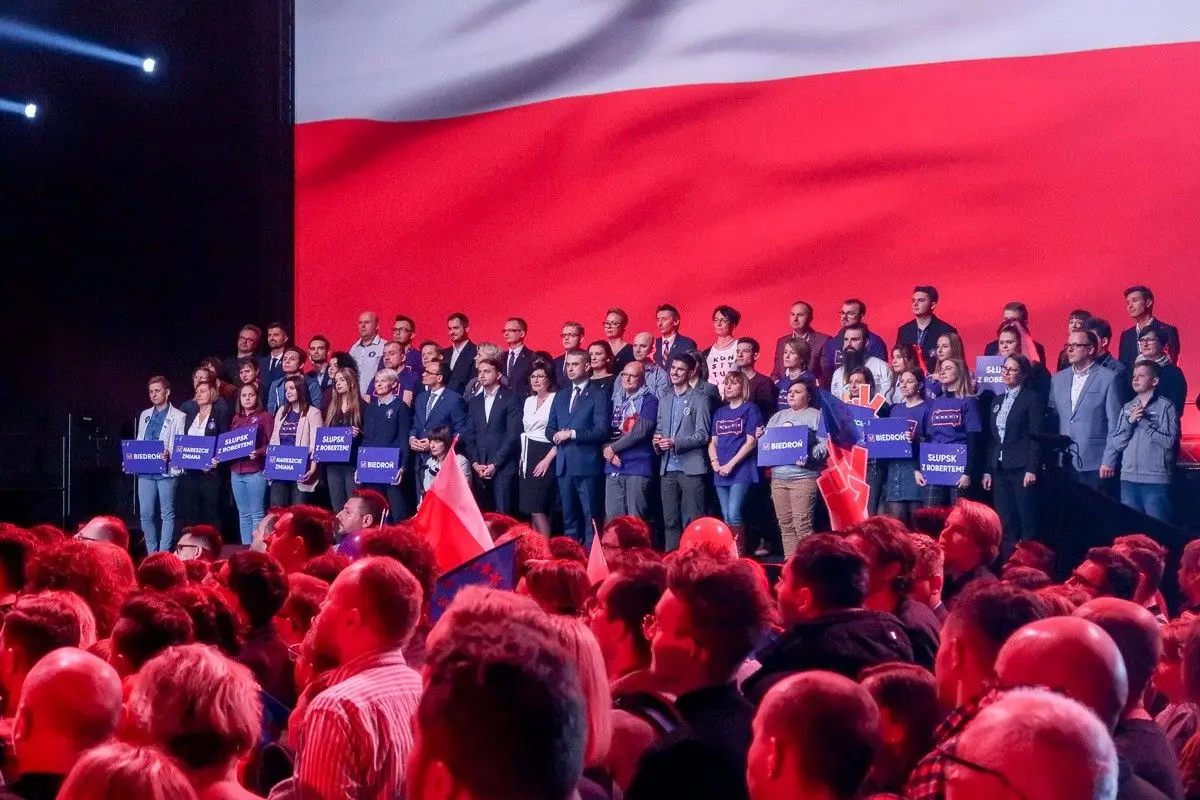 Konwencja Roberta Biedronia w Warszawie