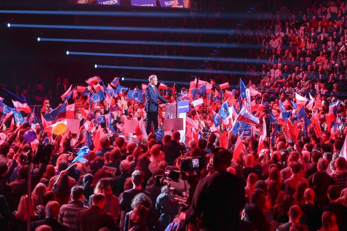 Konwencja Roberta Biedronia w Warszawie