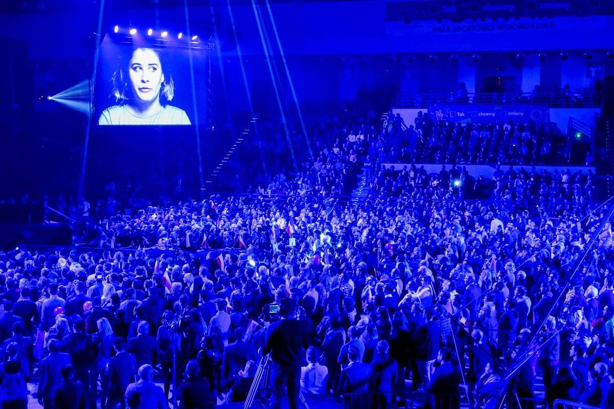 Konwencja Roberta Biedronia w Warszawie