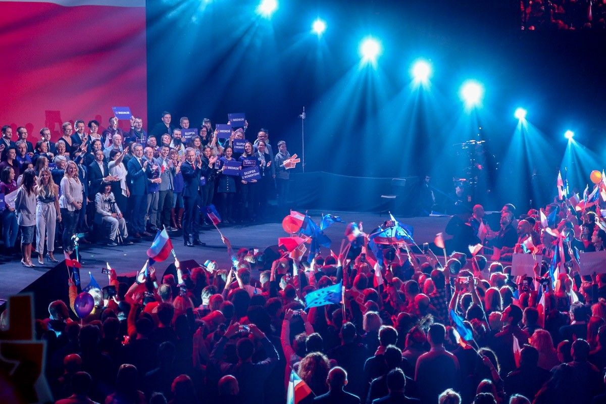 Konwencja Roberta Biedronia w Warszawie