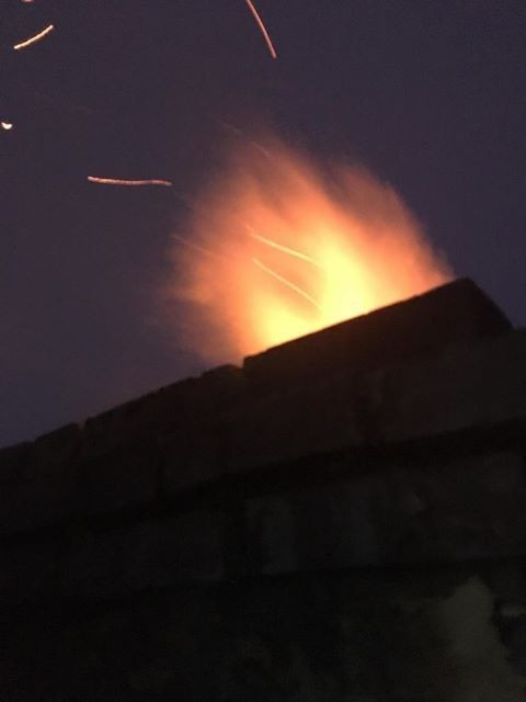 Pożar komina w Raciborowicach