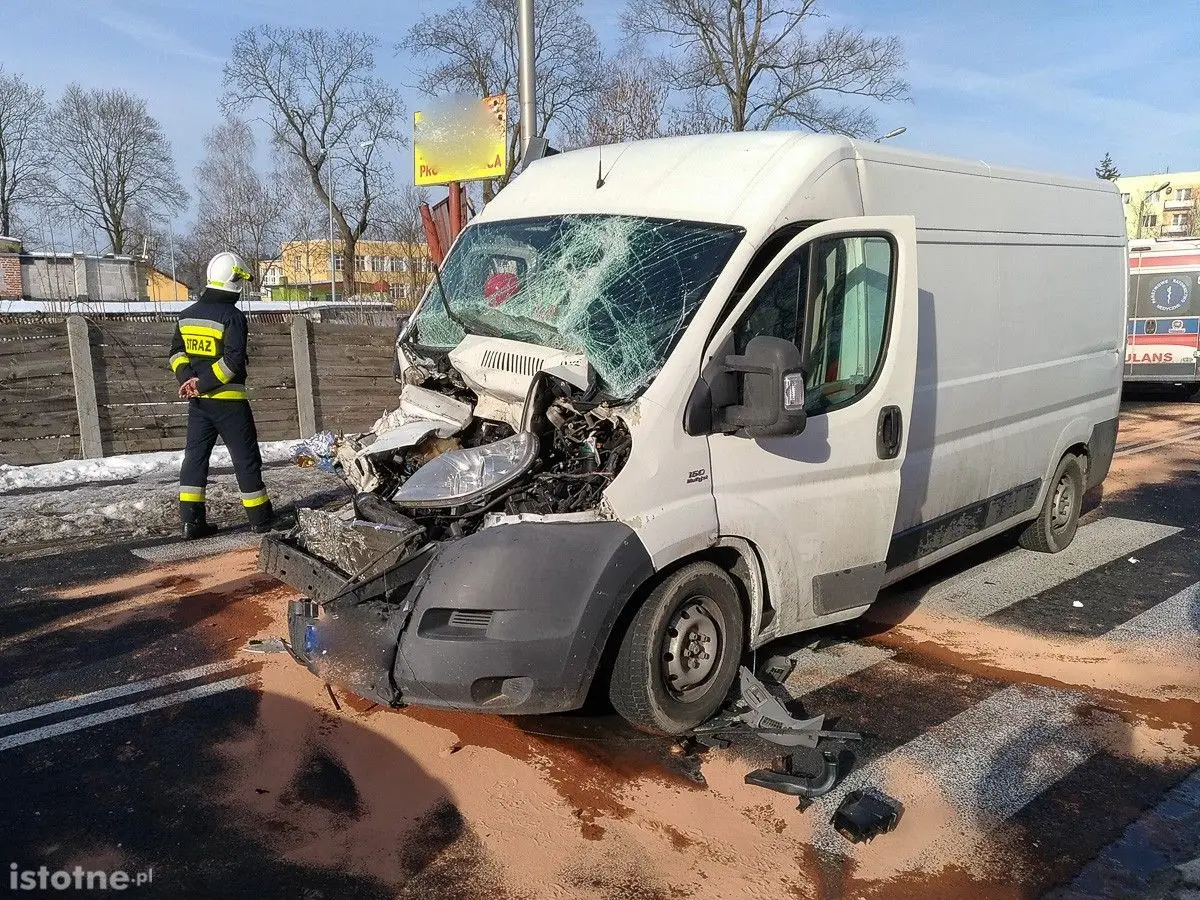Wypadek w Trzebieniu