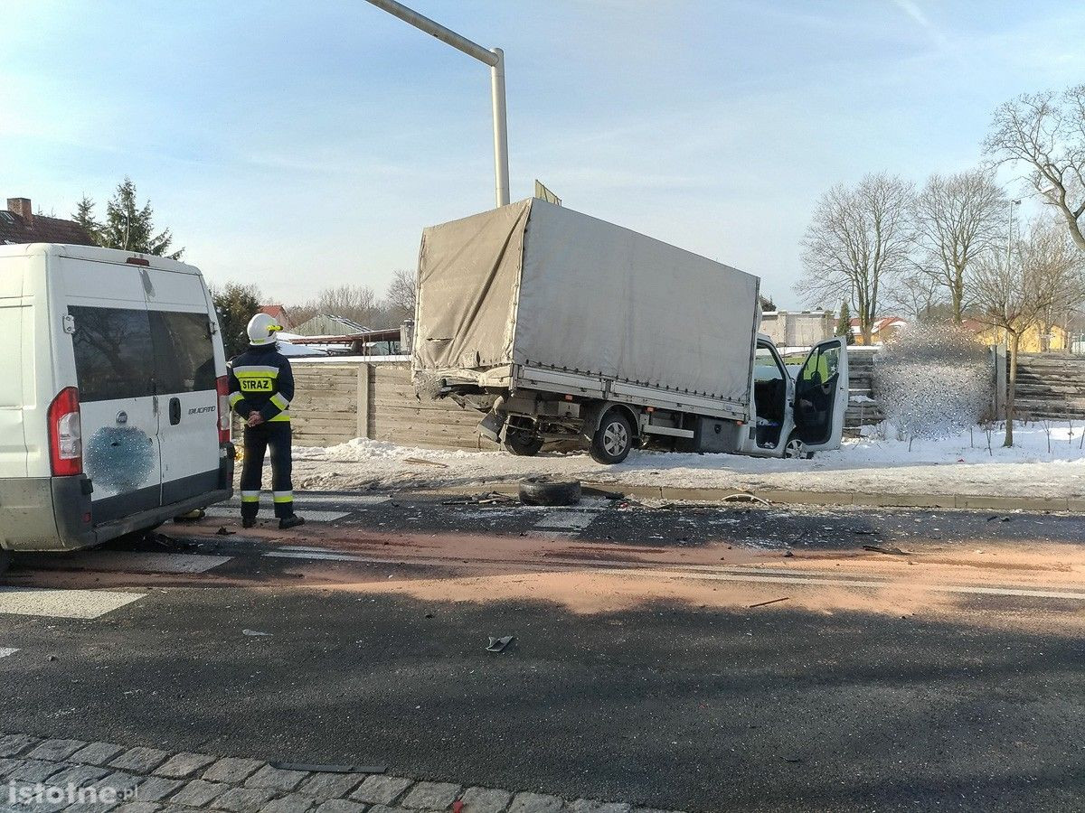 Wypadek w Trzebieniu