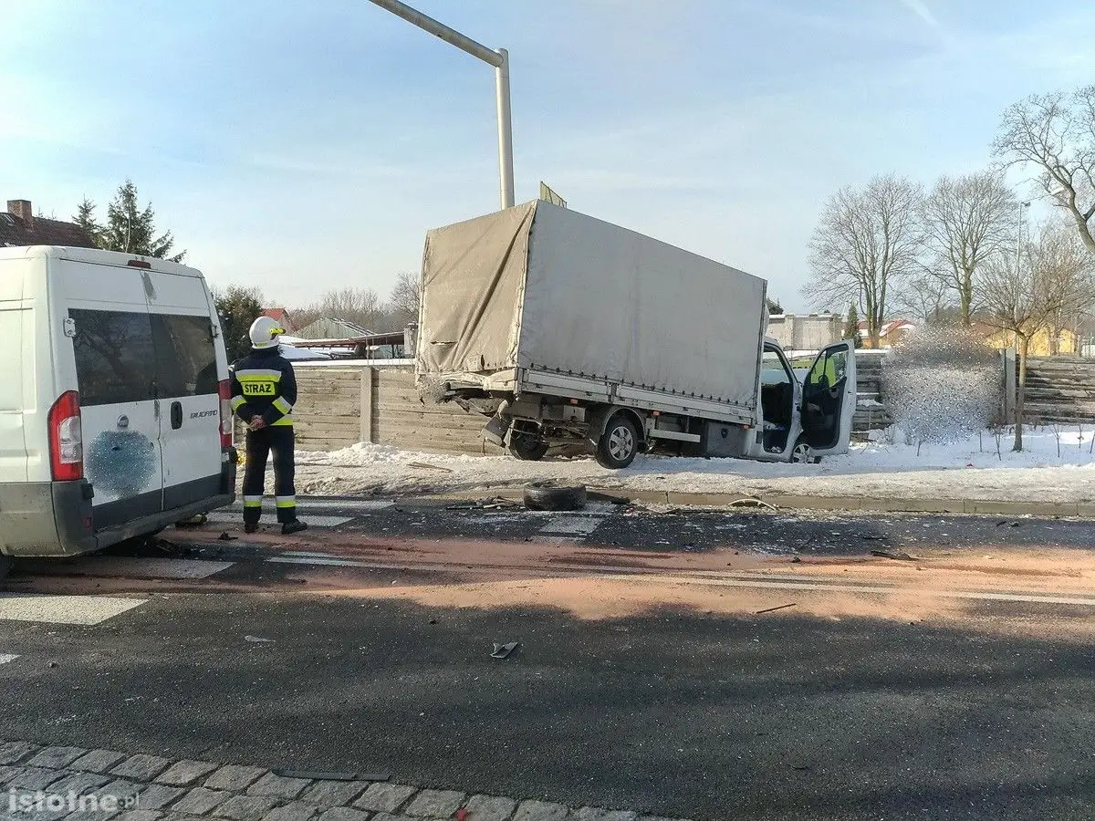 Wypadek w Trzebieniu