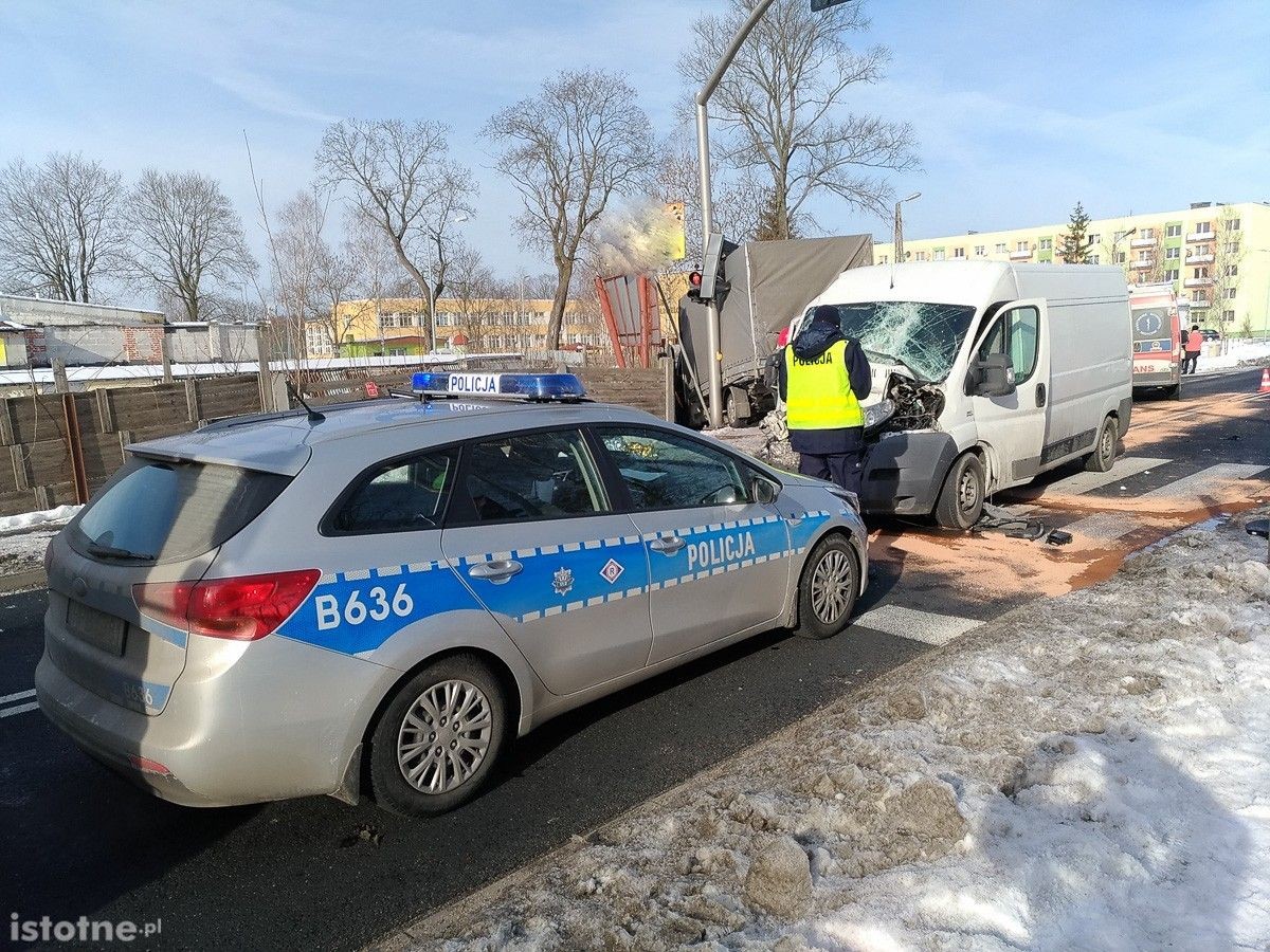 Wypadek w Trzebieniu