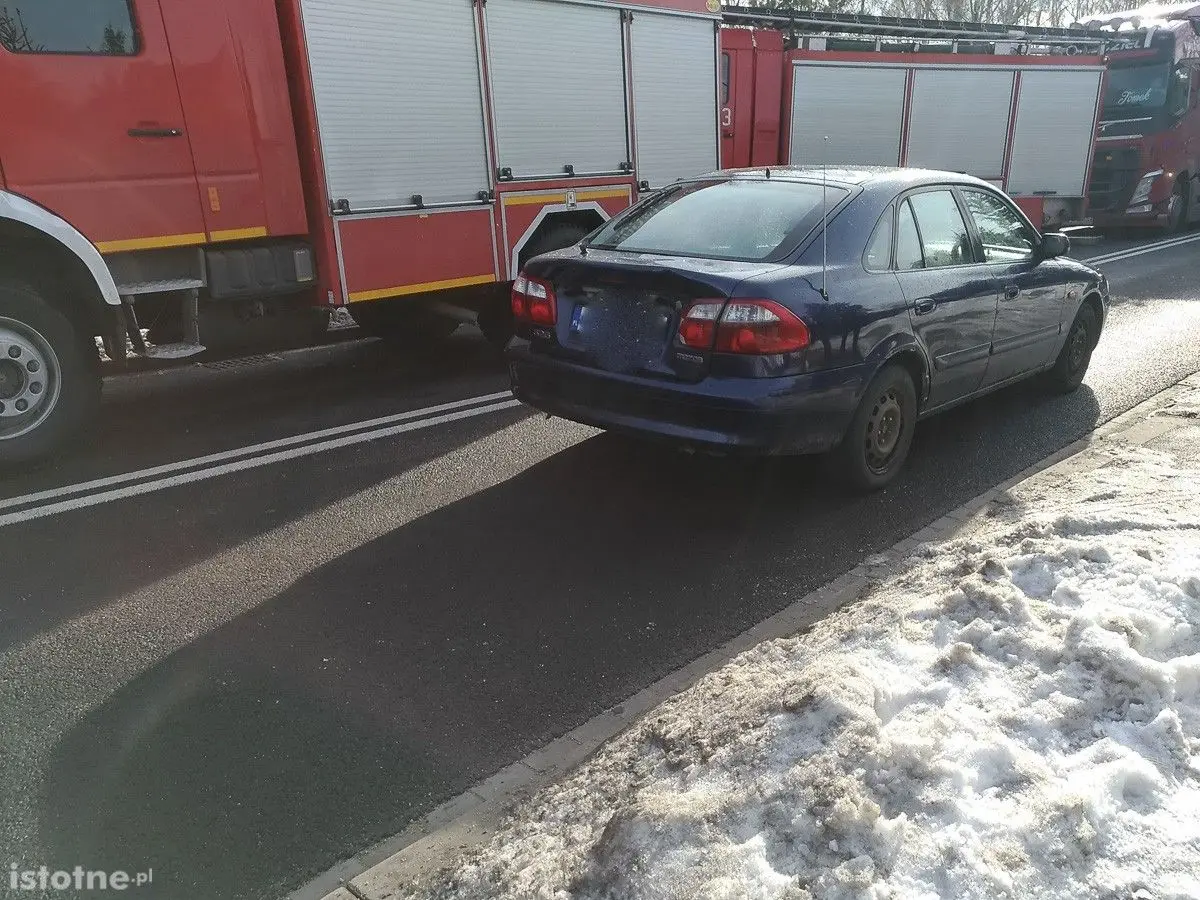 Wypadek w Trzebieniu