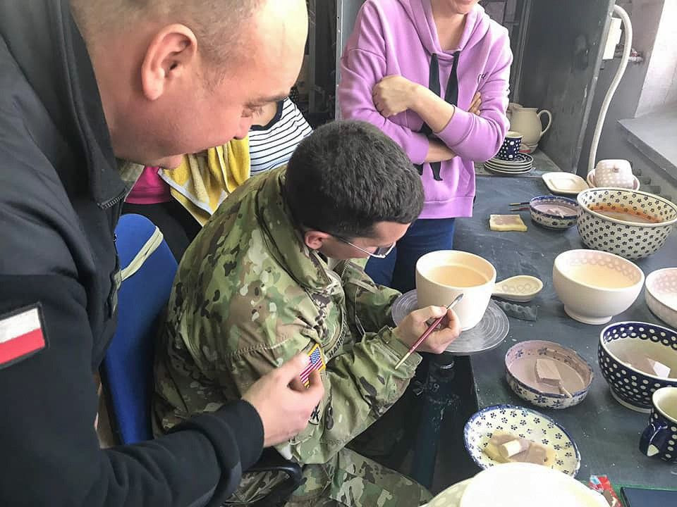 Żołnierze US Army w Urzędzie Gminy Osiecznica