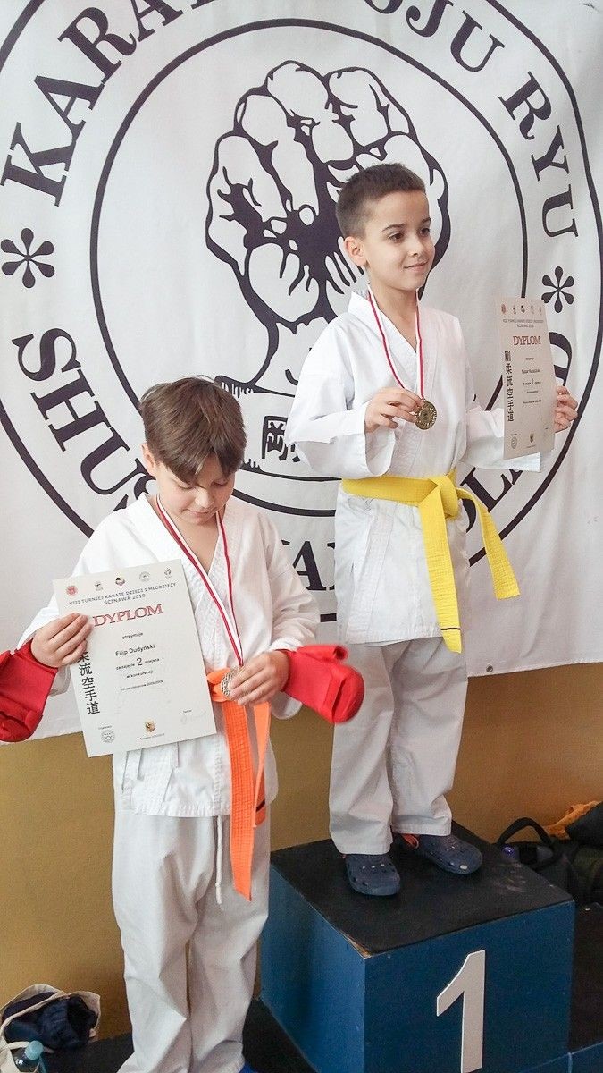Grad medali bolesławieckich karateków w Ścinawie