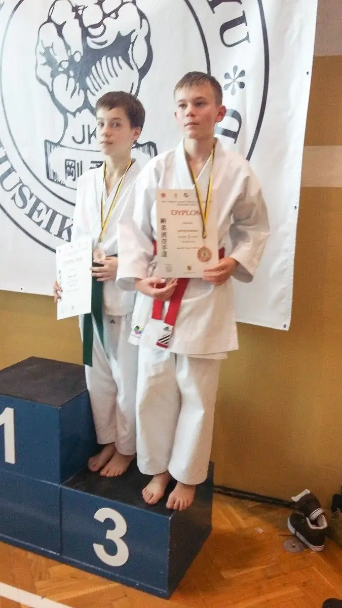 Grad medali bolesławieckich karateków w Ścinawie