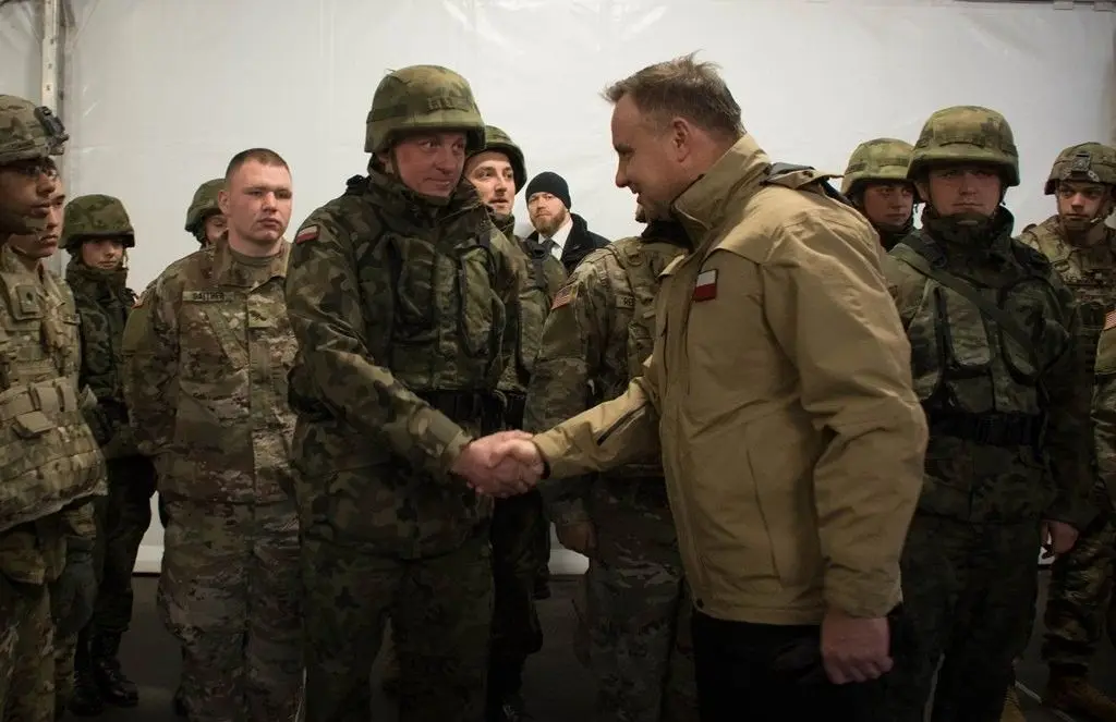 Prezydent Andrzej Duda wśród świętoszowskich pancerniaków